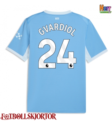 Manchester City Josko Gvardiol #24 Hemmatröja 2026-27 Kortärmad